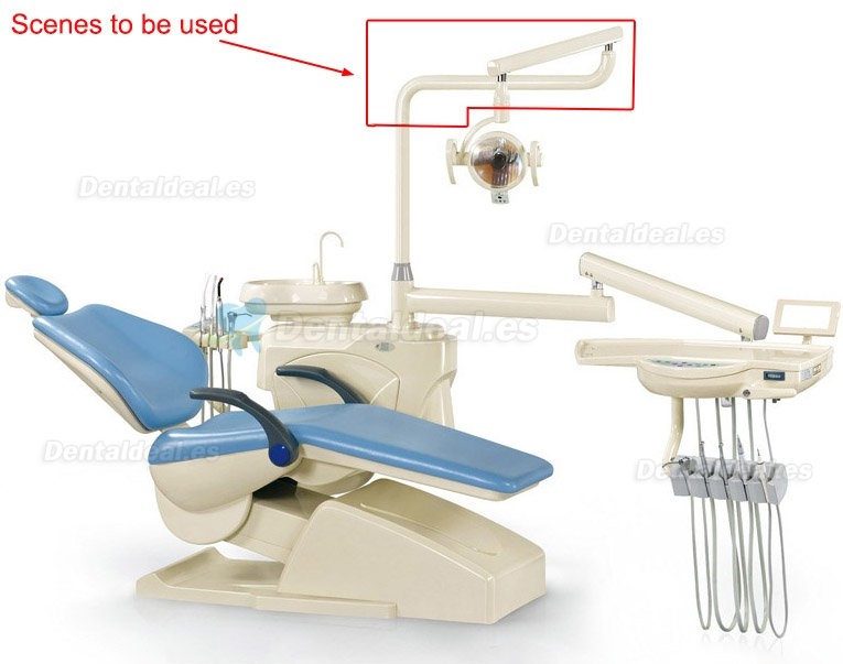 Poste de soporte de brazo de lámpara oral dental para silla de unidad dental modelo HC-03